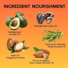 2PCS Black Castor Oil Moisturizing Hair Cream, Curl Defining Solution For Frizz Control, Leaves Curls Soft And Bouncy,250ML Per Bottle - 2pcs - 查看 2