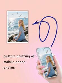 2 pièces/5 pièces/10 pièces/20 pièces/50 pièces Impression photo personnalisée - Développer et imprimer des photos personnalisées, des photos de téléphone, des photos numériques sur papier de 2,5 po/3,5 po/5 po. Cadeaux pour Noël, Thanksgiving, Fête des Pères, Commémorations d'animaux de compagnie, Anniversaires pour petite amie/petit ami. Pour la salle de bain, le salon, la chambre, le bureau, la salle de thé, l'école, la maison. Pour les anniversaires, les mariages, les remises de diplômes, les pendaisons de crémaillère.