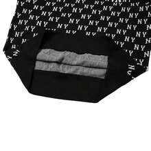 MLB Sportliches Sweatshirt für Damen und Herren, klassisches Monogram-Jaquard-Sweatshirt, lässiges Oberteil, bequemer Pullover, 3AMTM0241-50BKS