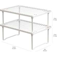 AmazonBasics, Estantes apilables de almacenamiento de cocina - Estantes apilables - Ver 5