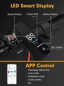 Mankeel MK086 Electric Scooter (Professional Class) – 10-Inch Vacuum Tires, Top Speed 40 Km/H (25 Mph), Range Per Charge 40 Km (25 Miles), 800-Watt Motor (Rear-Wheel Drive), 25° Climbing Ability (48 V, 800 W Power), Electronic Brake + Dual Front And Rear Disc Brakes, Dual Brake Levers, Handlebar-Mounted Turn Signals, Electric Scooter For Off-Road And Everyday Use, Suitable For City Traffic, Outdoor Rides, Two-Up Riding, Christmas Gift, Thanksgiving Gift - 黑色 - 查看 6