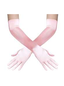 D EXCEED 1/3 Pairs Of Women's Long Gloves - Elegant Accessory - Perfect For Bridal Looks, Art Deco Themed Weddings, Vintage Tea Parties, Garden Soirees, Classic Formal Dinners And Opera Performances​ - Multicolor - View 13