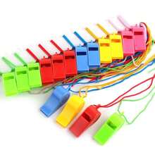 12/24pcs Football Themed Sports Party Set Soccer Whistle Birthday Party Cheer Props Football Referee Whistle - Multicolor - View 11