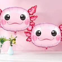 6-Pack 34-Inch Axolotl Balloons For Birthday Party Decorations - 粉色 - 查看 6