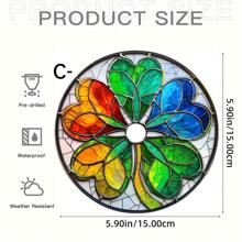 1pc Ladybug Acrylic Sun Catcher, Window Hanging Pendant, Is An Ideal Commemorative Gift For Family, Lovers, Friends, Holiday Decoration, Home Decoration, Mother's Day, Wedding Season Decoration, Birthday Gift, Wall Decoration Art