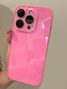 奢华水晶玻璃 16 Pro Max/15/14 Pro/11/12/13/14 Pro Max 手机壳，磁性防震保护套，适合情侣，设计 - 白色 - 查看 6