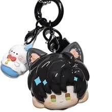 1 件新款爱与深空周边吊坠钥匙扣，动漫可爱书包挂件礼物，生日礼物，圣诞礼物，万圣节礼物，完美礼物（无串珠链） - 彩色 - 查看 9