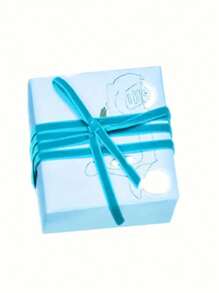 6-40毫米天蓝色丝绒流苏 - 单面涤纶礼盒包装流苏，适用于圣诞节、珠宝展示、DIY工艺品和派对装饰 - 耐用，无需缝纫，光泽优雅，情人节装饰丝绒丝带 - 天藍色74# - 查看 4