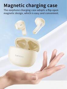 Lenovo EA140 Bluetooth Headset Wireless Ear Clip Open Non-In-Ear Long-Lasting Sports Running Ear Hanging Call Chinese Packaging - White - View 6