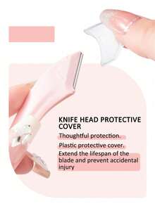 1/2pcs Eyebrow Trimmer Set Stainless Steel Curved Eyebrow Razor Eyebrow Scissors With Comb, Beauty Tool For Beginners Suitable For Any Skin Type Hair Removal Accessories For Men Women ,Hair Products And Accessories For Barber Salon Beauty Travel Essentials,Bathroom Accessories - Multicolor - View 8