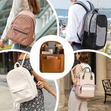 Large Capacity Travel Organizer Bag - Lightweight Backpack Packing Cubes | Multi-Compartment Storage Solution, Ideal Inner Lining For Organizing Handbags And Daily Backpacks For Men And Women - Multicolor - View 5