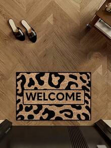 1 件豹纹迎宾垫,聚酯纤维入口地毯,适用于厨房、餐厅、走廊、浴室、卧室、家居和房间装饰、门垫、小地毯、迎宾垫、地毯、地垫、户外门垫、厨房地毯、家居装饰、前门垫、区域小地毯、户外垫、家居装饰、区域地毯、花园地毯、可洗地毯 - 彩色 - 查看 5