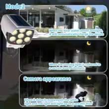 Outdoor Motion Sensor . Solar Lights 2000 Lumens 77LED Solar Motion Sensor LED Light - D - View 4