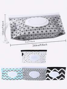 1/4 Pack tragbarer Feuchttücher-Spender, nachfüllbarer Feuchttüchen-Halter, Baby-Feuchttücher-Behälter, wiederverwendbare Reise-Feuchttücher-Tasche, Weihnachts-, Halloween- und Thanksgiving-Geschenk