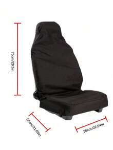 Universal Waterproof Front & Rear Car Seat Covers, Cool And Comfortable For Summer, Black, Ideal For Families With Pets, Essential Car Accessory To Prevent Pet Hair - A - View 3