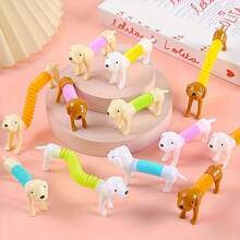 مجموعة ديكورات كلب قابلة للتمدد، يمكن تشكيلها حسب الحاجة - مناسبة جدًا كهدية لطلاب المدرسة الابتدائية، جائزة الفصل الدراسي وهدية الحفلة، ديكورات كلب قابلة للتمدد والتشكيل بأشكال مختلفة