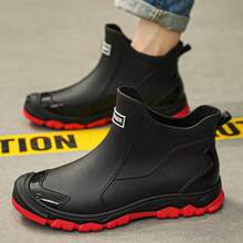 Zapatos de trabajo impermeables y antideslizantes para hombres, con estilo deportivo y cierre de gancho y bucle, adecuados para la cocina y la playa