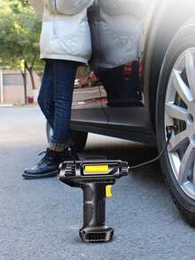 Tire Inflator Portable Air Compressor - Portable Air Pump, Accurate Pressure LCD Display, 3X Fast Inflation For Cars, Bikes & Motorcycle Tires, Balls - Multicolor - View 10