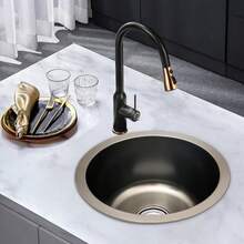 YUNRUX Kitchen Sinks - Grey - View 1