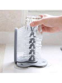 360 Degree Cleaning Power: 1pc Silicone Cup Brush For Effortless Tea Stain Removal,Kitchen,Bathroom,Home,Household Supplies