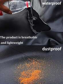 Universal Waterproof Front & Rear Car Seat Covers, Cool And Comfortable For Summer, Black, Ideal For Families With Pets, Essential Car Accessory To Prevent Pet Hair - A - View 6