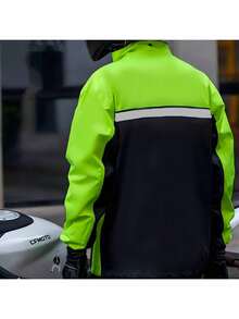 بدلة مطر مقاومة للماء وبنطال، بدلة مطر أنيقة للركوب في العواصم المطيرة للرجال، ملابس مطر للدراجات النارية