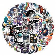 55PCS Astronaut Stickers Aesthetic Stickers High Quality Stickers Decals Scrapbook, Journaling, Laptop, Bumper, Skateboard, Water Bottles, Computer, Phone Stickers Can Bring A Lot Of Fun To Your Life, The Perfect Gift For Adults - Multicolor - View 1