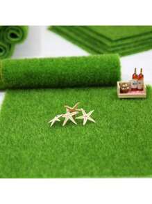 1pc Artificial Moss Fake Grass Mat Terrarium Decor, Home Decoration, Pet Play Mat