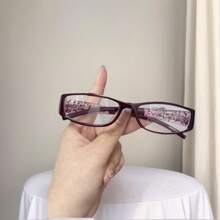 1PC/2PCS/3PCS Fashion Non-Prescription Glasses Retro Versatile Personalized Y2K Stylish Simple Slim Ladies Decoration Suitable For Daily Travel Watching Computer Reading Playing Games, Photography