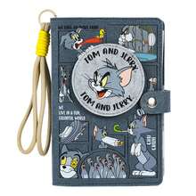 TOM AND JERRY. 1 件汤姆和杰瑞粘性毡笔记本，汤姆猫、杰瑞鼠、斯派克狗可爱毡笔记本，活页笔记本经典动画人物封面笔记本，优雅的工艺品新奇小册子生日礼物、节日礼物、派对礼物、圣诞礼物，适合送给粉丝、家人、朋友、办公室成年人、学生返校[官方授权]