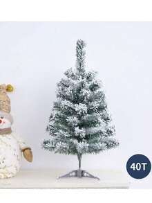 17.72"/47.24"/59.1"/70.87"/82.68" Artificial White Christmas Tree With Realistic Snow - The Artificial Snow May Have Some Shedding, Suitable For Home, Store Or Plaza Display, Indoor Christmas Decoration | Comfortable Holiday Design | Fluffy Branch Texture, Christmas Tree Ornament Christmas Decorations Home Christmas Gifts Christmas Decor - Multicolor - View 6