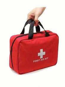 14/8/1件 1套防水急救包 便捷应急医疗包 户外旅行急救装备 家庭旅行手提包 地震消防医疗包 急救包 满足基本紧急急救治疗需求