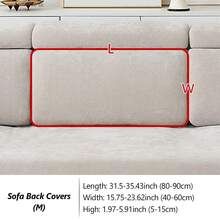1PC Chenille Skin-Friendly Pet-Friendly Sofa Cover - Stretchable Machine Washable Slipcover For 1/2/3/4-Seater L-Shaped Sectionals, All-Season Non-Slip Multi-Purpose Protector - Multicolor - View 15