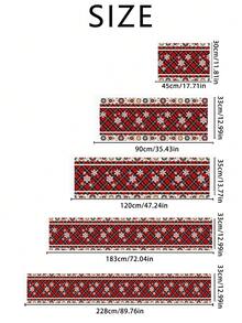1pc Christmas Decorative Table Runner, Santa Claus, Christmas Tree, Snowflake Print, Digital Printing Technique, Christmas Table Decor, Multiple Size Options, Linen-Like Material, Suitable For Living Room, Dining Room, Gathering, Party
