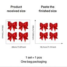 Autocolante de perete DIY - Autocolante cu funde roșii și albastre, Decor de perete autoadeziv, Autocolante pentru uși, Autocolante pentru frigider, Autocolante pentru ferestre, Material vinil, Ușor de aplicat și îndepărtat, Adeziv durabil, Acoperire fără efort a petelor, Transformare cu cost redus, Margini de lungă durată, Non-onded, Decor estetic pentru casă