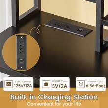 Vanity Desk With Mirror And Lights, 3 Color Modes With Adjustable Brightness, 5 Spacious Fabric Drawers & Open Storage Shelves, Modern Makeup Vanity Table For Bedroom - 查看 6