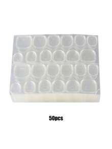 12片/288片 或 50片/1200片 超强粘性指甲凝胶贴，隐形、超薄、防水、透气双面指甲贴纸