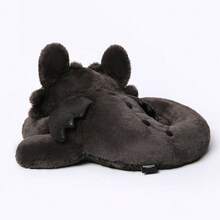 Universal Pictures ​Official  Night Fury Plush - 63cm Black Curled Sleeping Pose, Green Eyes​ Birthday Gift - Black - View 5
