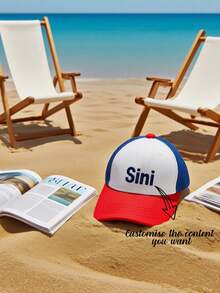 Customizable Embroidered Baseball Cap, Offering A Refreshing Summer Experience. You Can Customize Names Or Preferred Text, Making It A Unique Gift For Father, Mother, Wife, Husband, Boyfriend, Girlfriend, Daughter, And Son. Suitable For Vacations, Group Activities, And Family Gatherings.