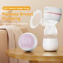 Electric Silent Breast Pump Massager Rechargeable Portable Baby Breastfeeding Collector