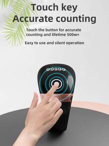 Smart Digital Ring Electronic Counter, Suitable For Outdoor Running And Indoor Workout, With Rosary Beads, Fitness Tracking (Long Press To Power On)