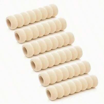 6 pièces Housses colorées pour poignées de porte - Anti-statique, épaisses manches de en spirale en EVA - Réutilisables, antidérapantes, conviennent pour la chambre, la salle de bain, le salon et plus - Excellent cadeau pour les fêtes