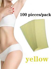100片/80片/50片男女通用脱毛蜡纸，脱毛配件，需配合脱毛蜡使用！（不含蜡）脱毛蜡纸配件，一次性专业沙龙脱毛蜡纸，理发店、美容院、旅行必备脱毛产品及配件/一次性无纺布脱毛蜡纸，脱毛配件 脱毛蜡纸