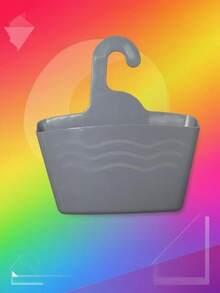 Giỏ treo tường nhiều lớp đựng đồ dùng cho nhà bếp, phòng tắm, nhà vệ sinh, ký túc xá, giá để đồ bằng nhựa cạnh giường ngủ và các loại giỏ treo khác - Nhiều màu - Xem 7