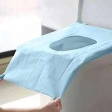 10/20 Pack Disposable Waterproof Thickened Toilet Seat Covers, Ideal For Hotels, Travel, Outdoor Use And Postpartum Women. Easy To Apply, Provides Portable Hygiene Protection And Prevents Dirt And Bacteria.