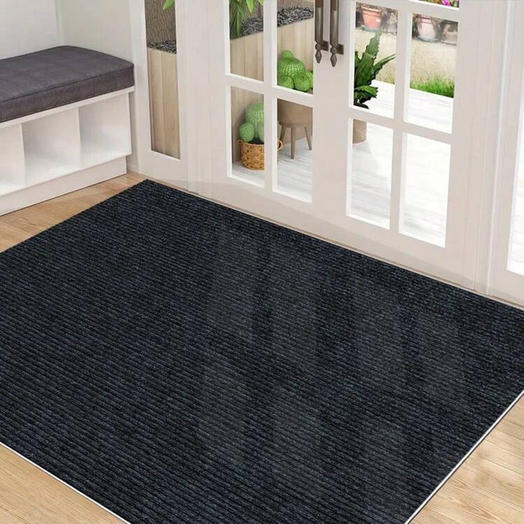 Low-Profile Indoor Entrance Mat, Non-Slip Rubber Bottom, Washable Absorbent Indoor Doormat, Entryway Rug, Front Door Mat, Welcome Mat, Indoor/Outdoor Entrance Doormat, Patio, Porch Floor Mat, Non-Slip Entrance Mat, Indoor/Outdoor Universal Doormat - Multicolor - View 14
