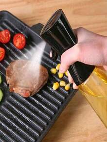 1 szt. Butelka z rozpylaczem do oleju, do kuchni, do użytku domowego, do grilla, dozownik do oleju do gotowania, dozownik do oleju do redukcji tłuszczu, dozownik do oleju, do wielokrotnego napełniania, do grillowania na świeżym powietrzu, do kuchni