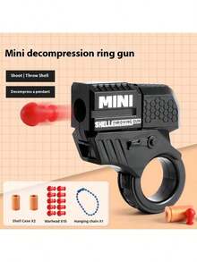 1 套秘密特工戒指 - 减压玩具 - 旋转环玩具 - 逼真 - 可发射玩具 - 生日礼物 - 复活节礼物 - 完美礼物 - 礼品 - 玩具 - 复活节