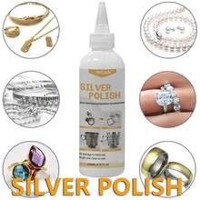 H4Cacle 1瓶装珠宝清洁剂，金属珠宝清洁液，手表戒指清洁液，用于除锈、防氧化和钻石护理——清洁、闪亮、抛光 - 491 - 查看 10