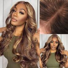 Uveous 40 Inches 250% Density Lace Front Wig Human Hair Body Wave 5x5 Closure Glueless Wigs Transparent Swiss Lace 200% Density 13x4 Lace Front Wigs Human Hair Pre Plucked With Baby Hair For Women Natural Black - S4/27 - 查看 5